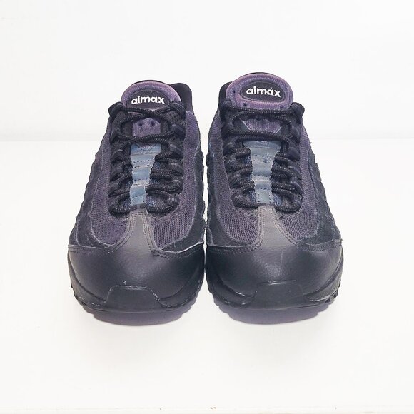 Nike Air Max 95 Essential Triple Black Suede Men's Sneakers AT9865-001 - Size 6 - Picture 2 of 8